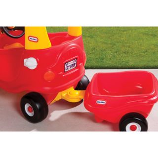 Cozy Coupe Push Car with Trailer by Little Tikes