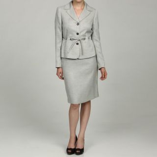 Kasper Womens 2 piece 3 button Belted Suit  ™ Shopping