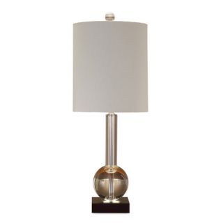 Crystal Ball 32 H Table Lamp with Drum Shade by John Richard