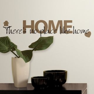 No Place Like Home Peel and Stick Wall Decals   Wall Decals
