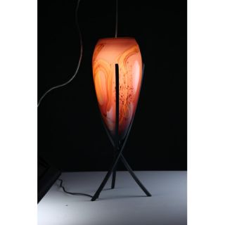 Fine Lighting Triumph 26 H Table Lamp with Novelty Shade in Amber