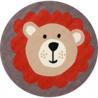 nuLOOM Hand tufted Little Bear Synthetics Grey Rug (4 Round)