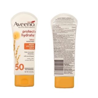 Aveeno SPF 50 Natural Protection 3 ounce Sunscreen Lotion   16939302