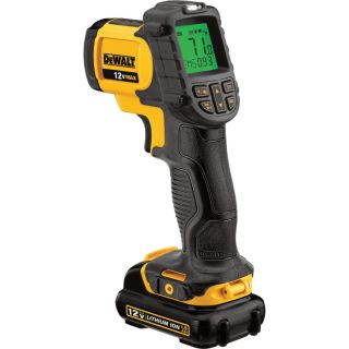 DEWALT Cordless IR Thermometer — 12 Volt MAX, Model# DCT414S1  Thermometers
