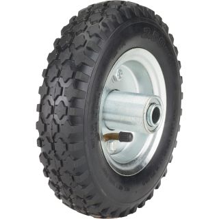 Ironton 8in. Pneumatic Wheel and Tire— 250-Lb. Capacity, Knobby Tread  Caster Replacement Parts
