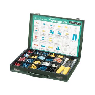 Northern Industrial Tools Solderless Terminal Accessory Kit — 1000-Pc. Set
