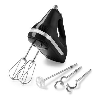 KitchenAid KHM5APOB Onyx Black 5 speed Ultra Power Hand Mixer