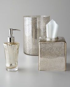 Vizcaya Glass Vanity Accessories