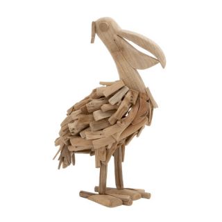 Woodland Imports Enthralling Driftwood Pelican Figurine