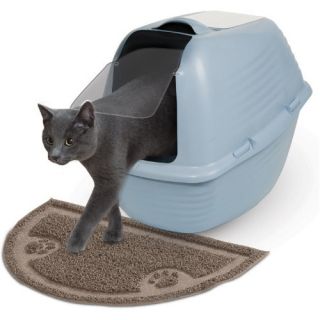 Arm & Hammer 1/2 Circle Litter Mat   Litter Boxes