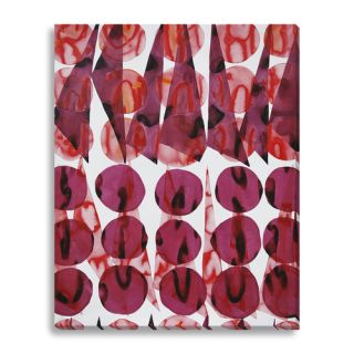 Coral and Wine by Kate Roebuck Painting Print on Canvas by Wildon Home