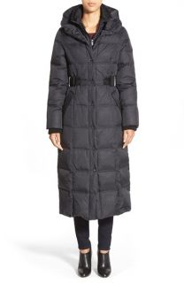 DKNY Faith Long Quilted Down & Feather Fill Coat