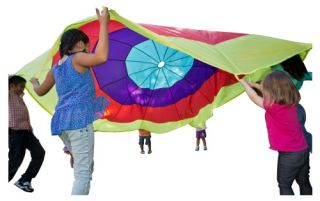 Pacific Play Tents Kaleidochute 12 ft. Parachute   Kids Fitness