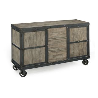 Magnussen Walton Dining Server with Caster Wheels   Buffets & Sideboards