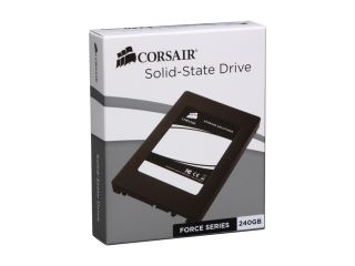 Corsair Force 2.5" 240GB SATA II MLC Internal Solid State Drive (SSD) CSSD F240GB2 BRKT