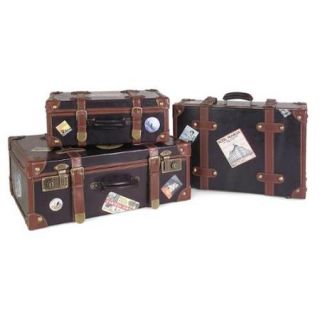 Set of 3 Labeled Suitcases