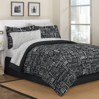 Live Love Laugh Bed in a Bag by First At Home   Bedding and Bedding Sets