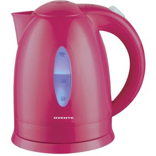 Ovente KP72F Pink 1.7 liter Cord Free Electric Kettle   16961447