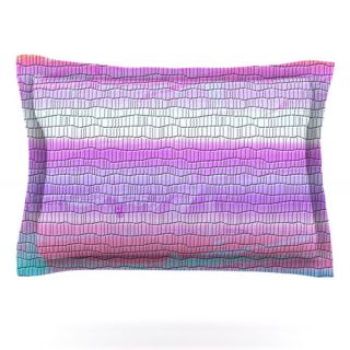 Drip Dye Warm Strid by Nina May Pillow Sham by KESS InHouse