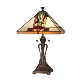 Dale Tiffany 26 in. Natalie Mission Table Lamp TT10533