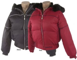 Pelle Pelle Fur Trim Down Bomber Jacket  ™ Shopping   Top