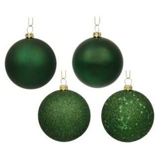 75 Assorted Ornament Ball   Emerald (20 Per Box)