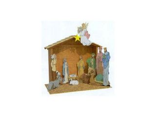 Woodworking Project Paper Plan to Build Paintable Nativity Scene