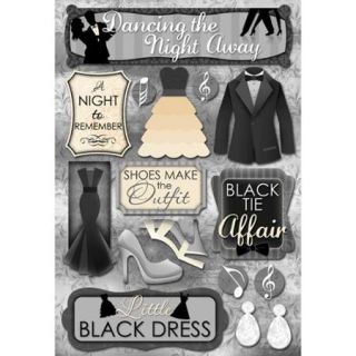 Prom Cardstock Stickers 5.5"X9" Dancing The Night Away