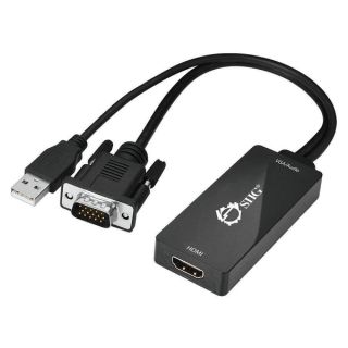 SIIG Portable VGA & USB Audio to HDMI Converter   16683119  
