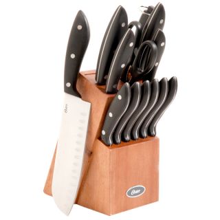 Oster Huxford 14 piece Stainless Steel Knife Block Set   15880719