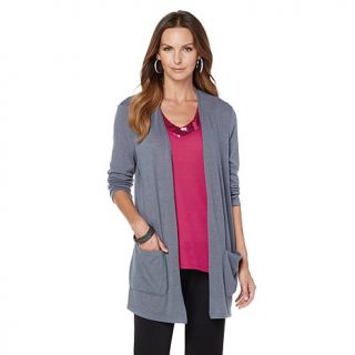 Slinky® Brand Sweater Knit Duster with Pockets   7935285