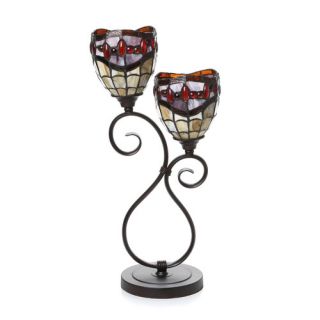 Dale Tiffany Fall River 22 H Table Lamp with Novelty Shade