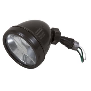 Hubbell TayMac 4.6 in 1 Head Halogen Bronze Switch Controlled Flood Light