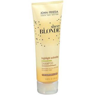 John Frieda sheer blonde Highlight Activating Enhancing Shampoo For Darker Blondes 8.45 oz