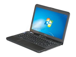 SONY Laptop VAIO EG Series VPCEG23FX/B Intel Core i3 2330M (2.20 GHz) 4 GB Memory 640GB HDD Intel HD Graphics 3000 14.0" Windows 7 Home Premium 64 bit