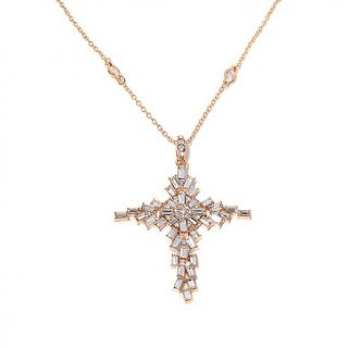 Real Collectibles by Adrienne® "En Tremblant" Jeweled Baguette Latin Cross    7886947