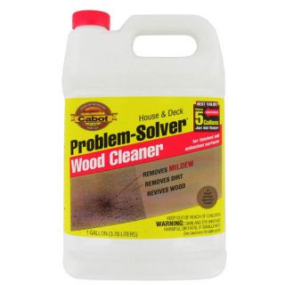 CabotStain 1 Gallon Problem Solver Wood Cleaner 140 8002 GL (Set of 4)