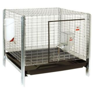 Little GIANT 24 in. x 16 in. Complete Rabbit Hutch Kit 22610356