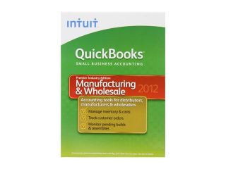 Intuit QuickBooks Premier Manufacturing & Wholesale 2012  Software