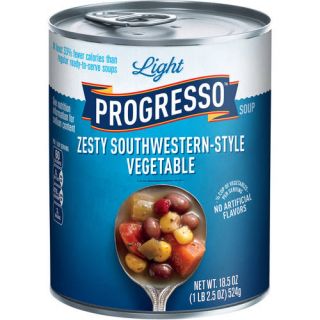 Progresso? Light Zesty! Southwestern Style Vegetable Soup 18.5 oz. Can
