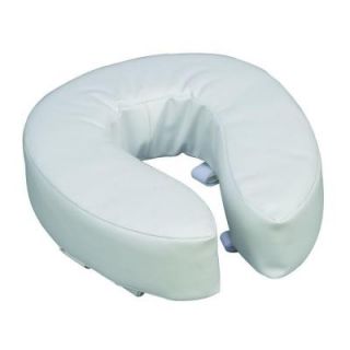 DMI Vinyl Cushion 4 in. Toilet Seat in White 520 1247 1900