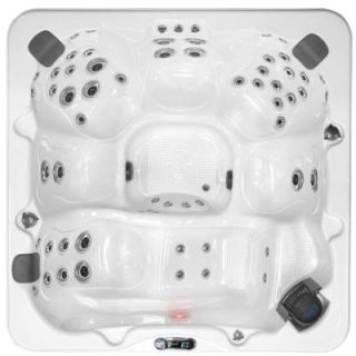 Coleman Spas 6 Person 56 Jet Lounger Spa with Backlit LED Waterfall DISCONTINUED CO 756L A