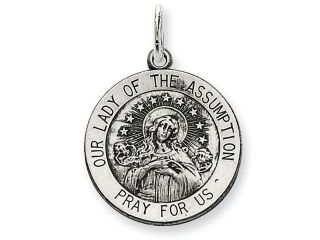 Our Lady of the Assumption Medal in Sterling Silver