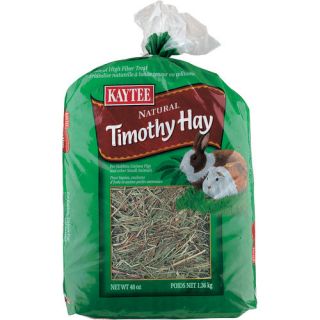 Kaytee Pet 100032114 Rabbit/Hamster Treat, Timothy Hay, 48 oz.   Quantity 3