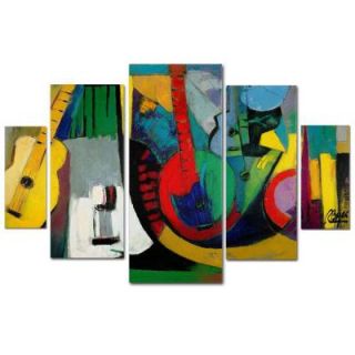 Trademark Fine Art Strings by Boyer 5 Panel Wall Art Set MA0191 p5 set