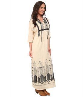 Lucky Brand Embroidered Maxi Dress