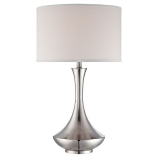 Lite Source Elisio 1 Light Table Lamp   Polished Steel