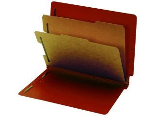 Globe Weis Standard Color End Tab Classification Folders