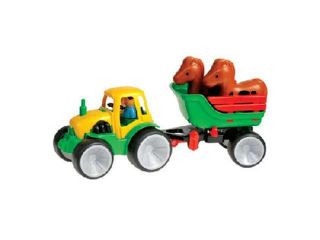 Get Ready 561 07 Gowi Toys Tractor with Horse Wagon