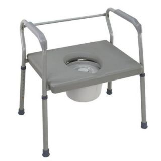 DMI Duro Med Heavy Duty Steel Commode with Platform Seat 802 1208 0300